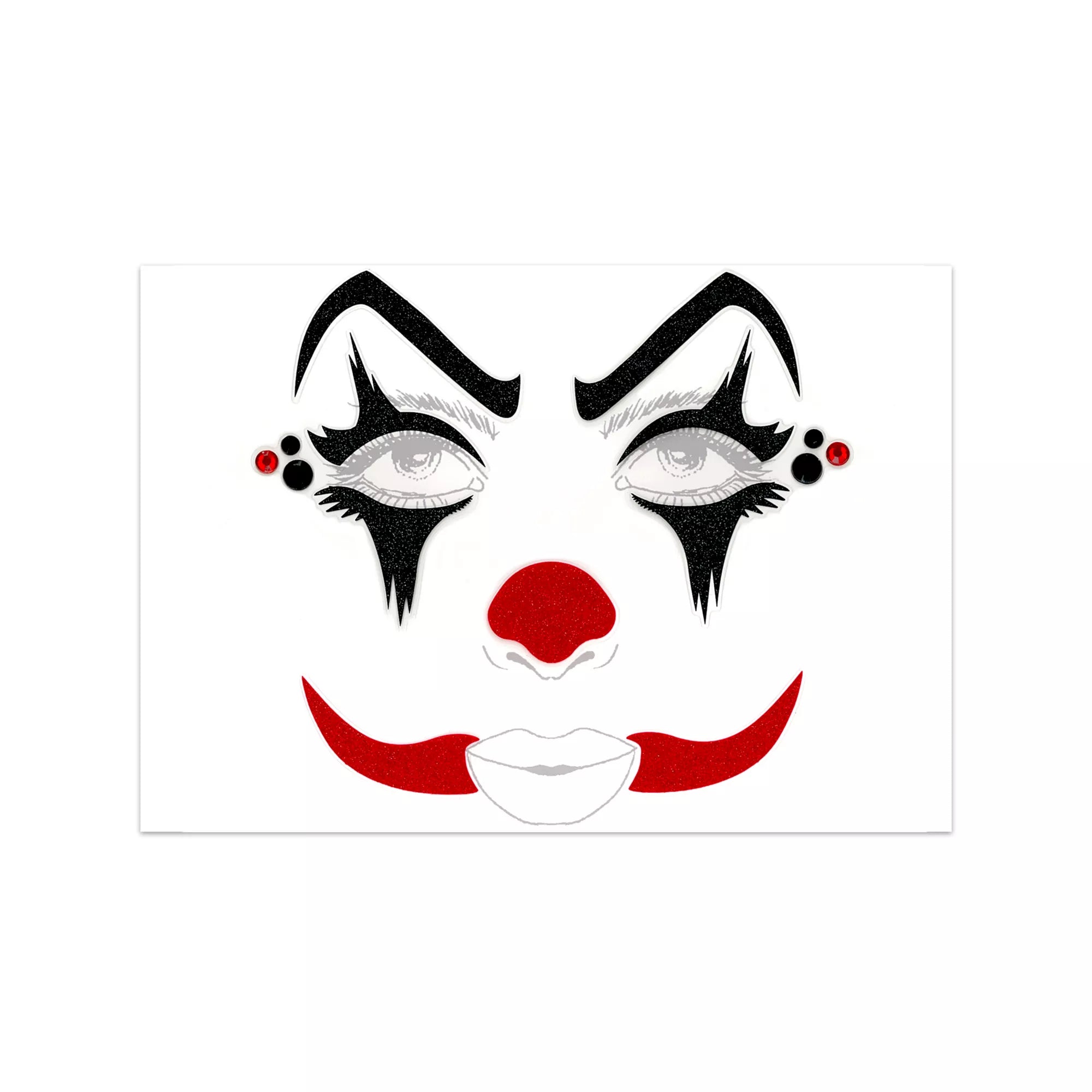 Scary Clown Face Decal