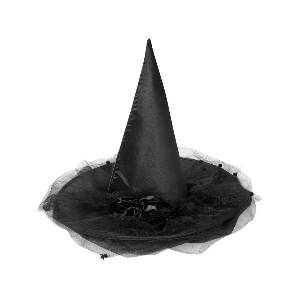 Black Spider Witch Hat