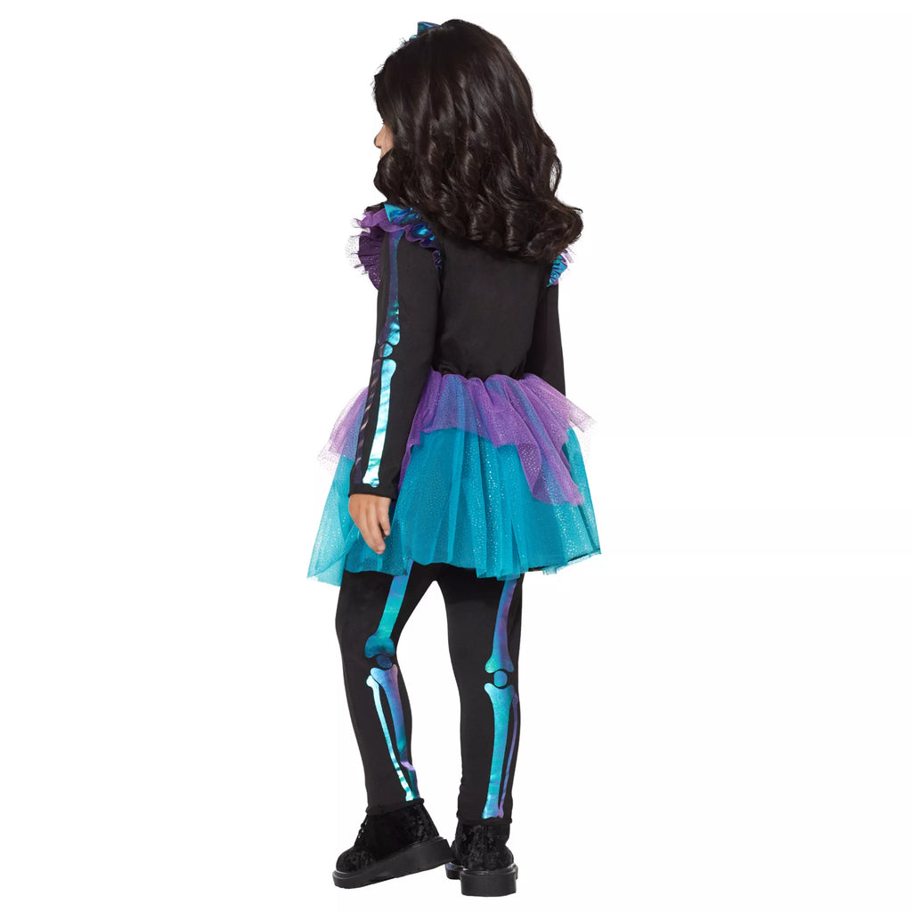 Toddler Oil Slick Skeleton Costume