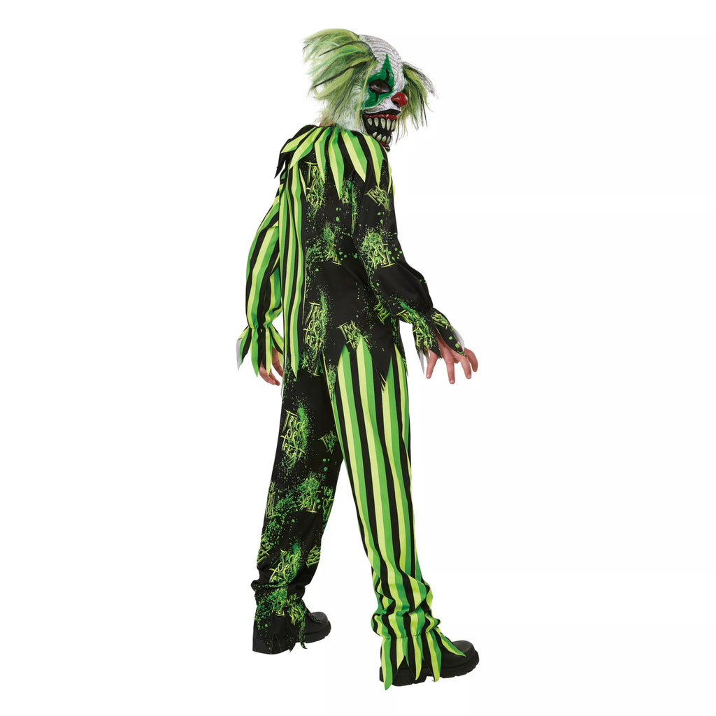 Kids Glow in the Dark Chaos Clown Costume