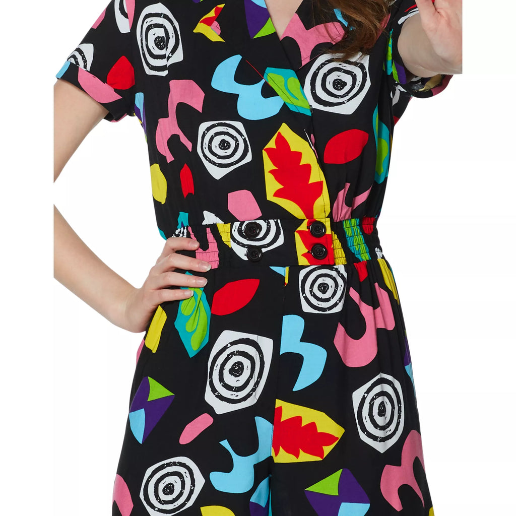 Adult Eleven Geometric Romper - Stranger Things