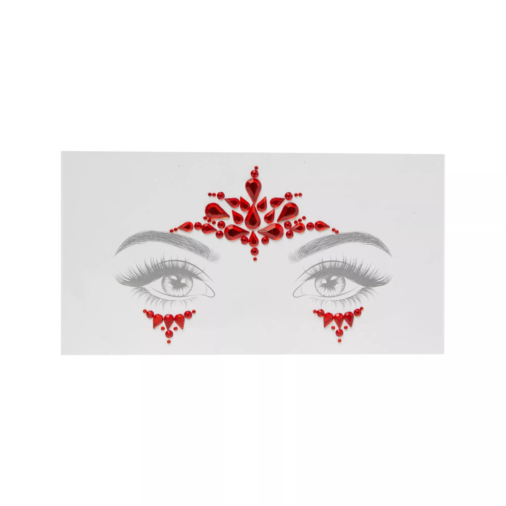 Red Devil Jewel Face Decal