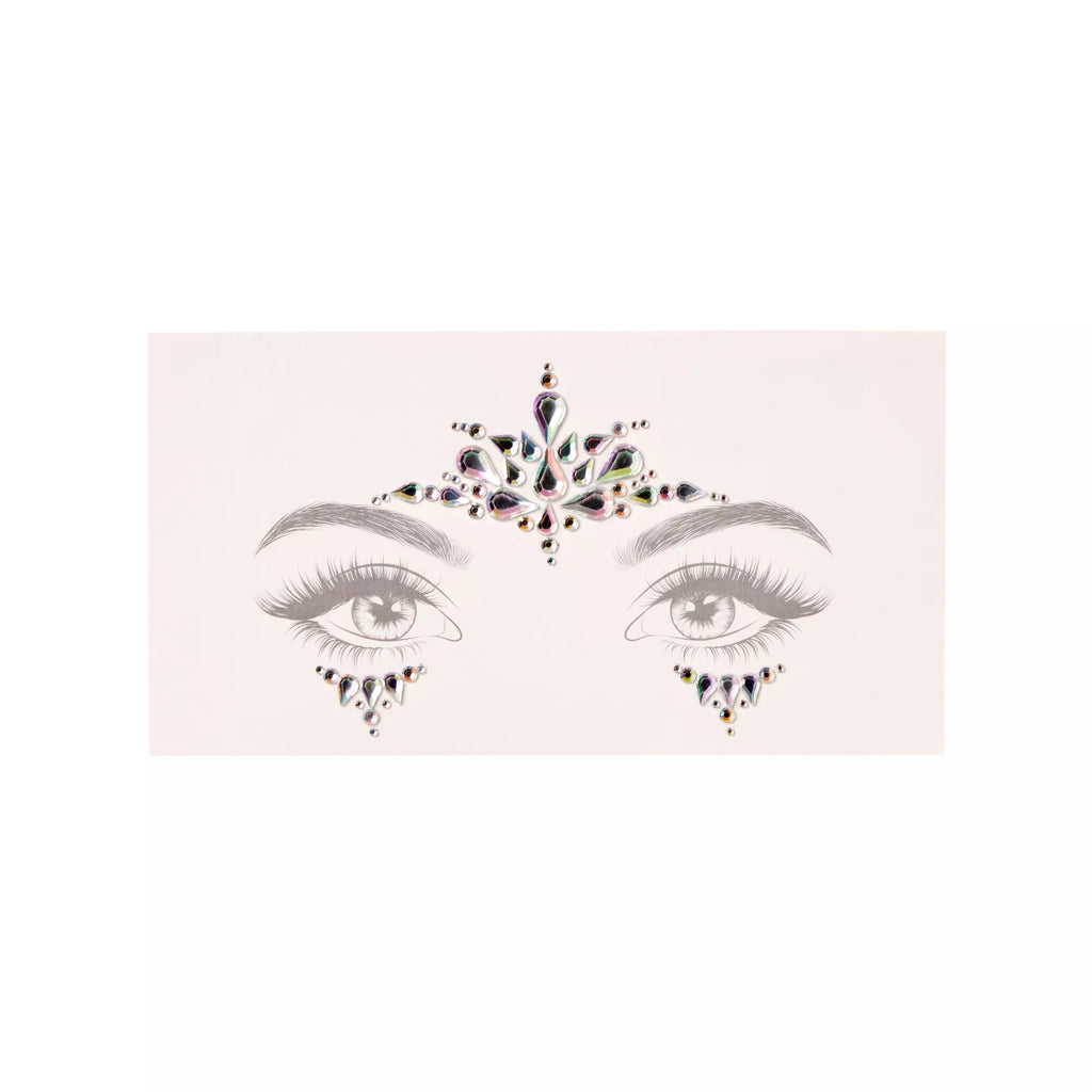 Iridescent Jewels Face Decal