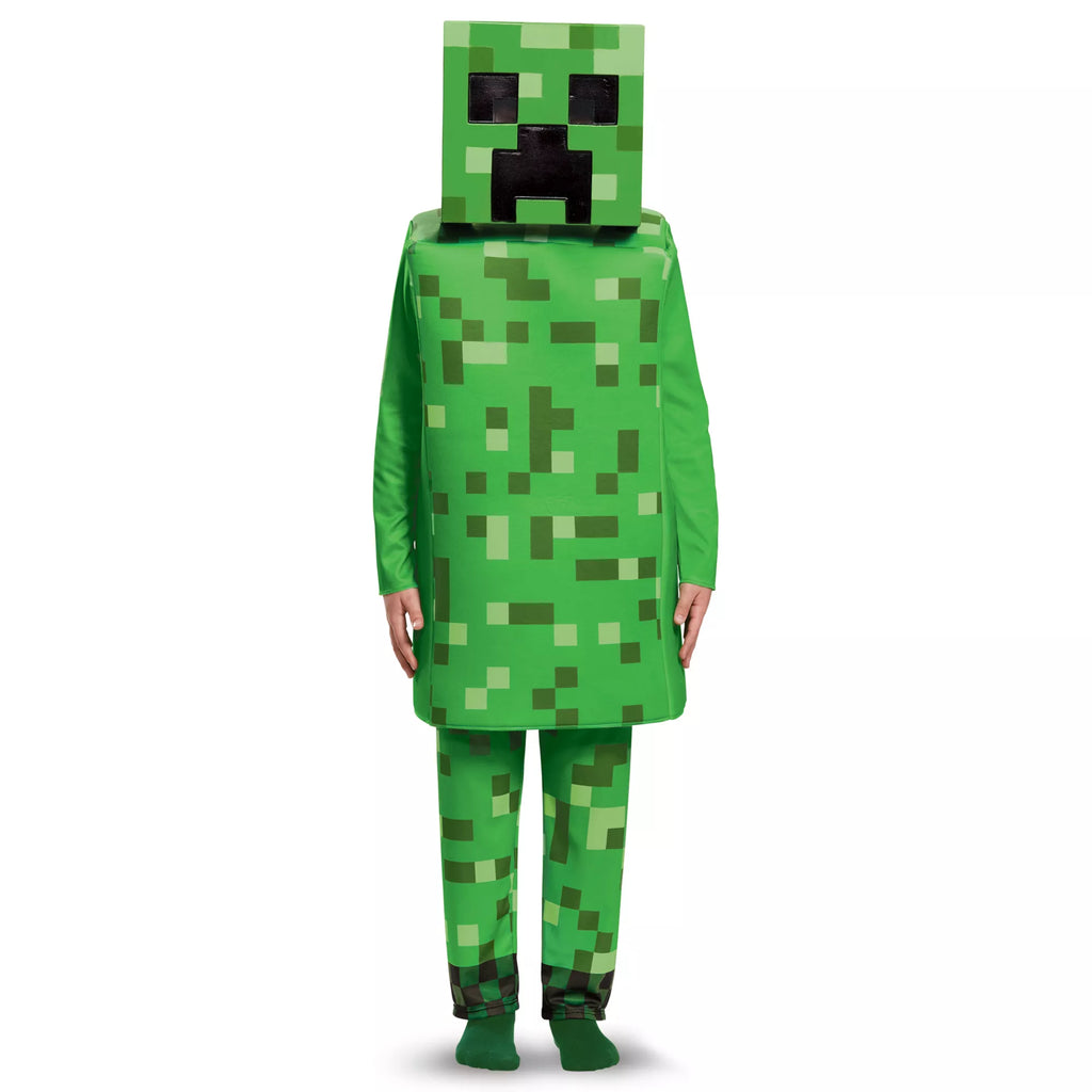Kids Creeper Costume Deluxe - Minecraft
