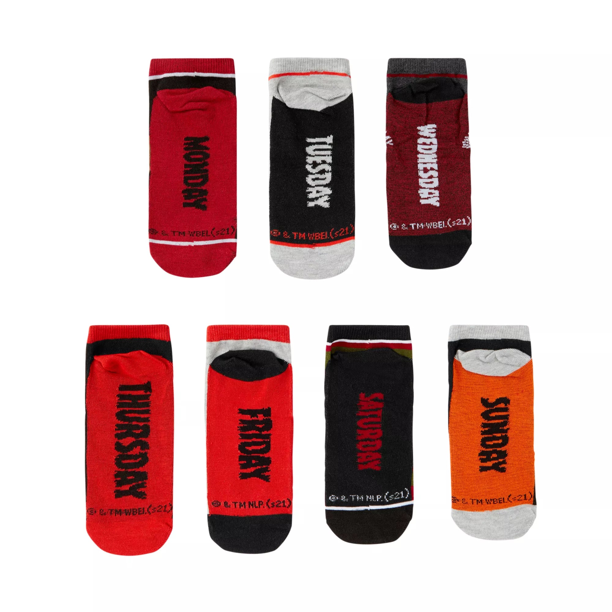 Horror Movie Ankle Socks - 7 Pair