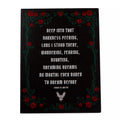 Edgar Allen Poe Poem Sign