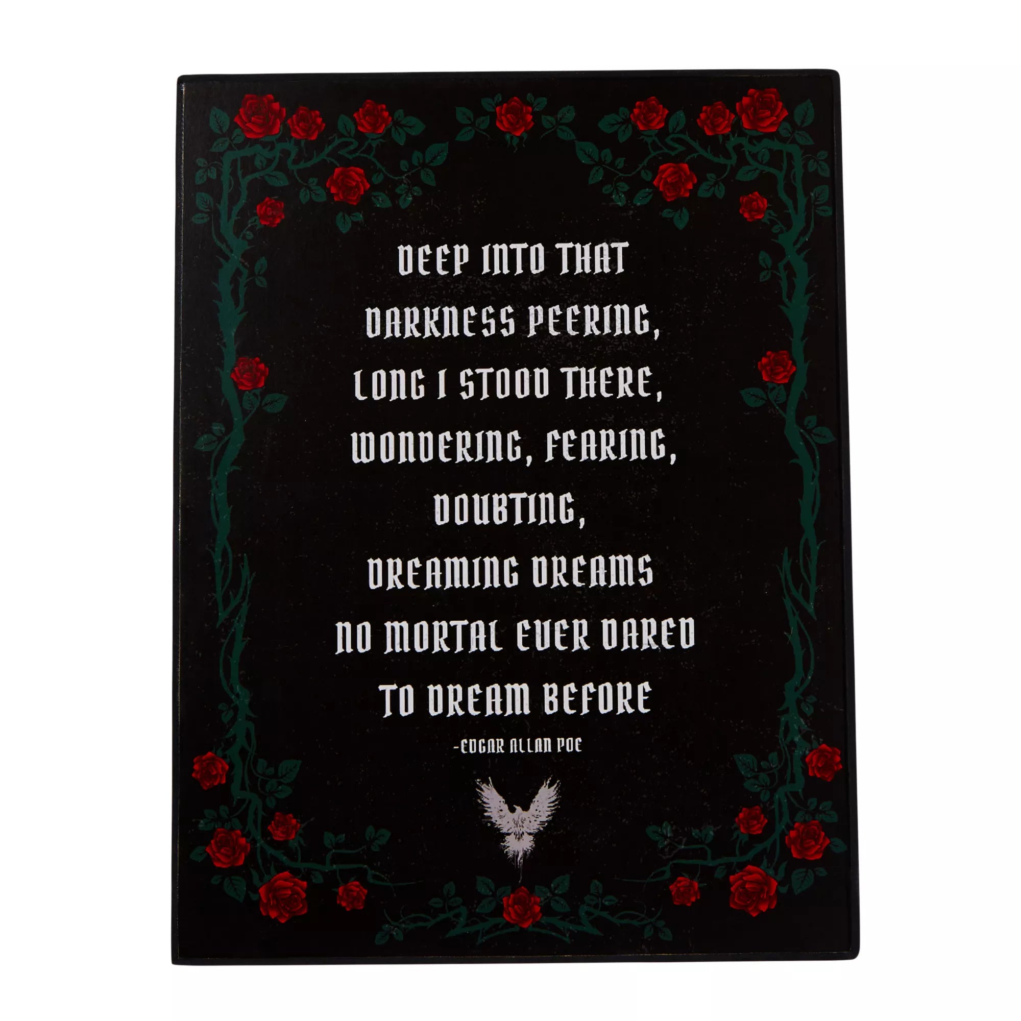 Edgar Allen Poe Poem Sign