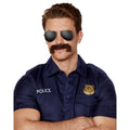 Brown Cop Mustache