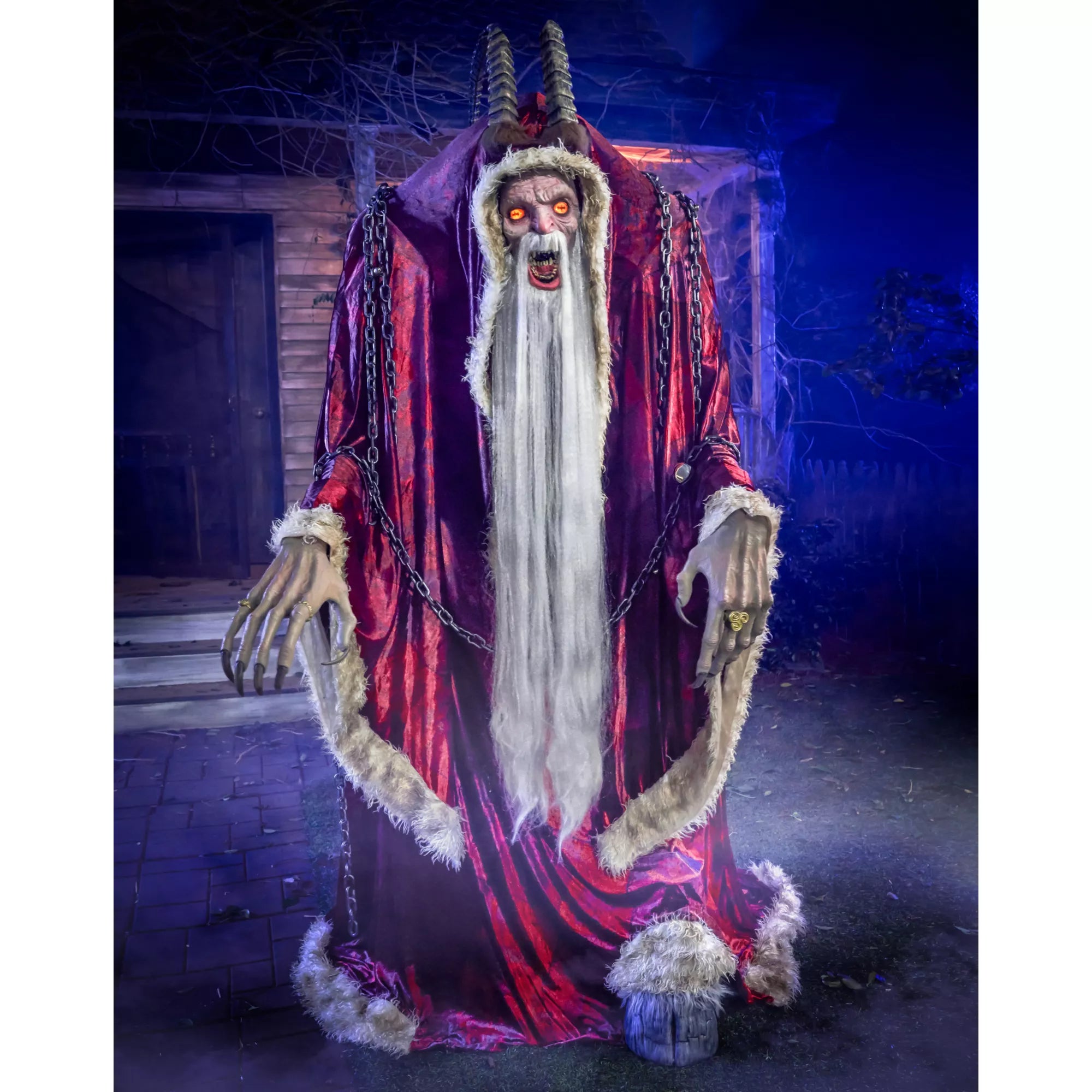 7 Ft 3 In Krampus Animatronic