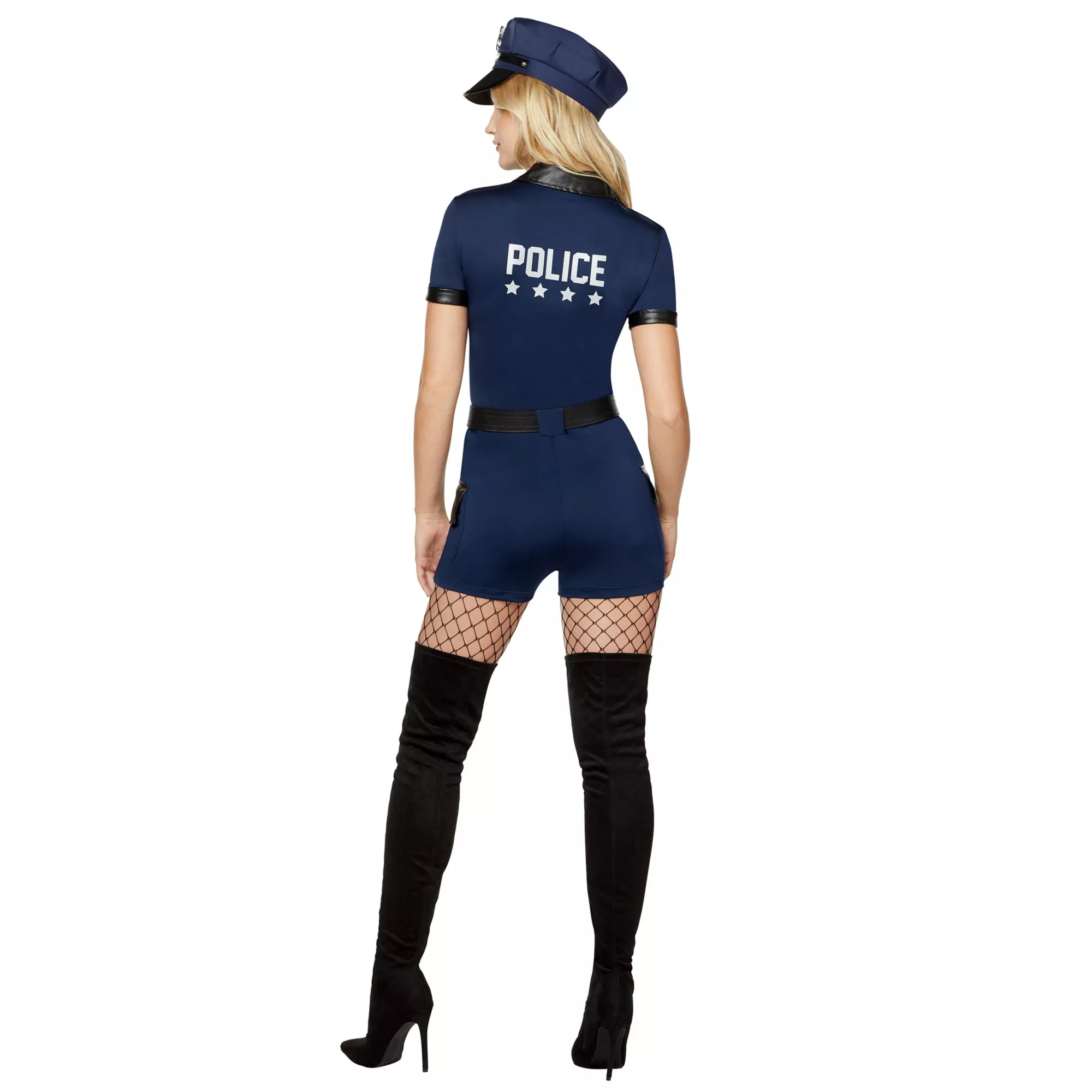 Adult Police Officer Romper Costume