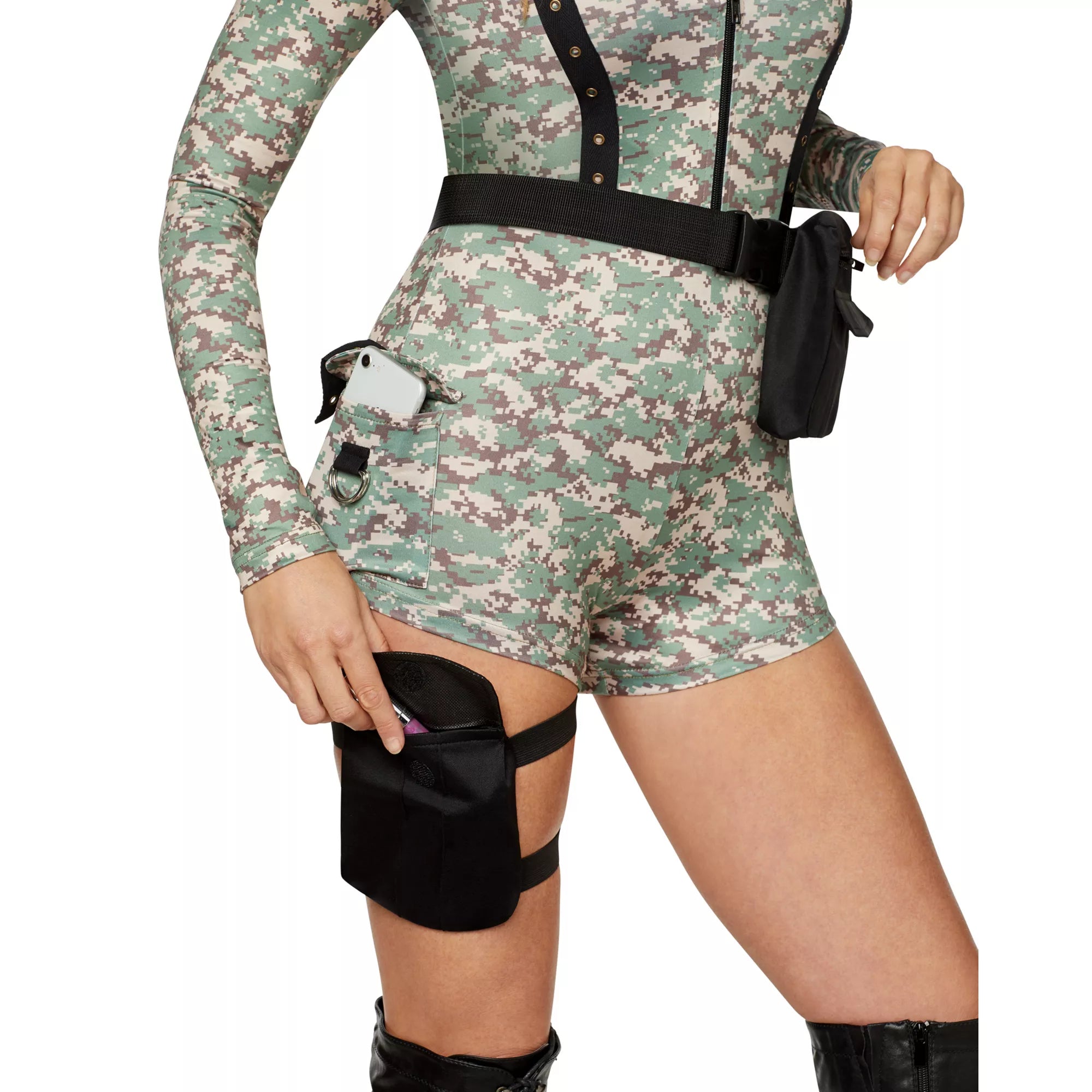 Adult Camo Romper Costume