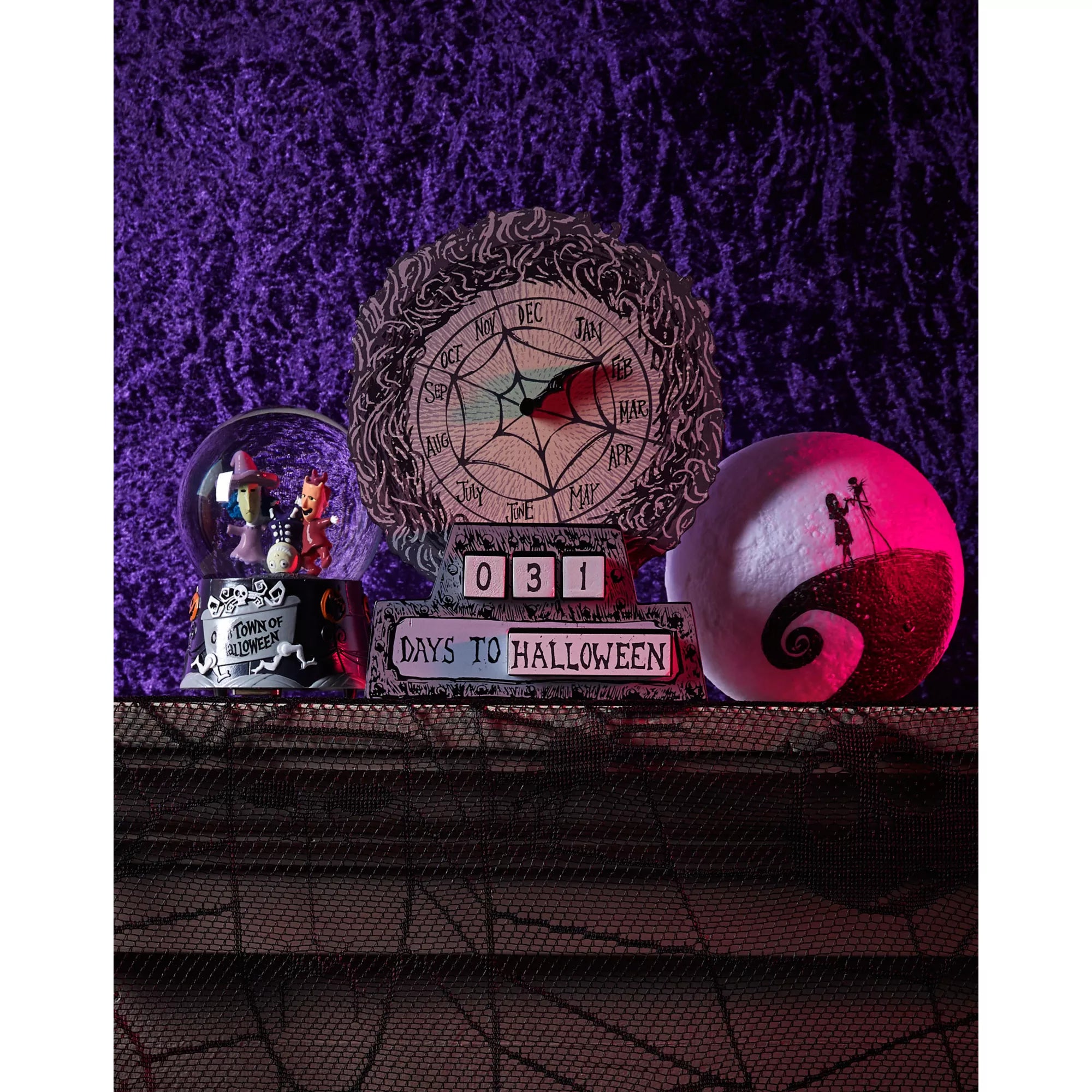Wood Block X-Mas and Halloween Countdown - The Nightmare Before Christmas