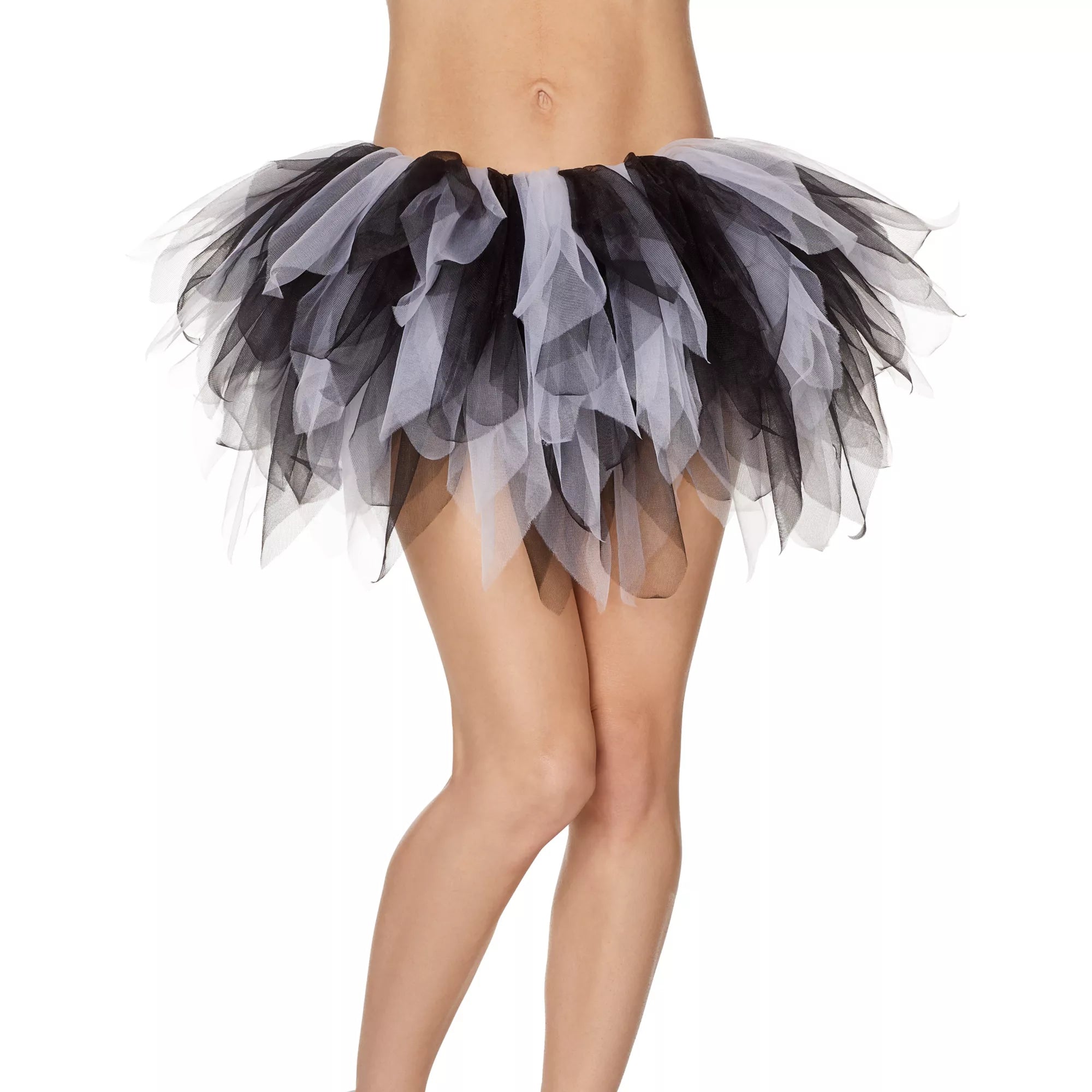 Black and White Shredded Tutu