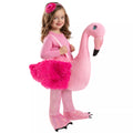 Toddler Faux Fur Flamingo Ride-Along Costume