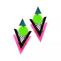 '80s Geometric Earrings