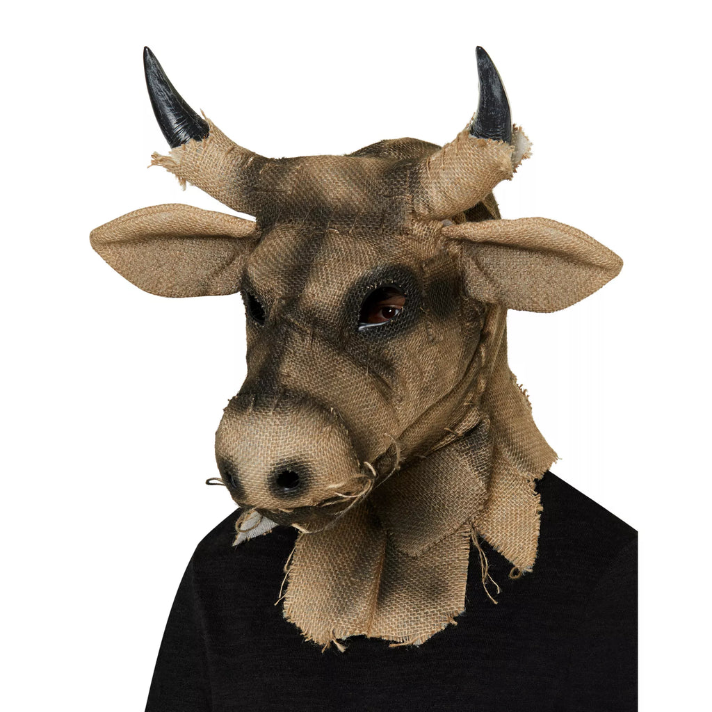 Moving Mouth Bull Scarecrow Full Mask