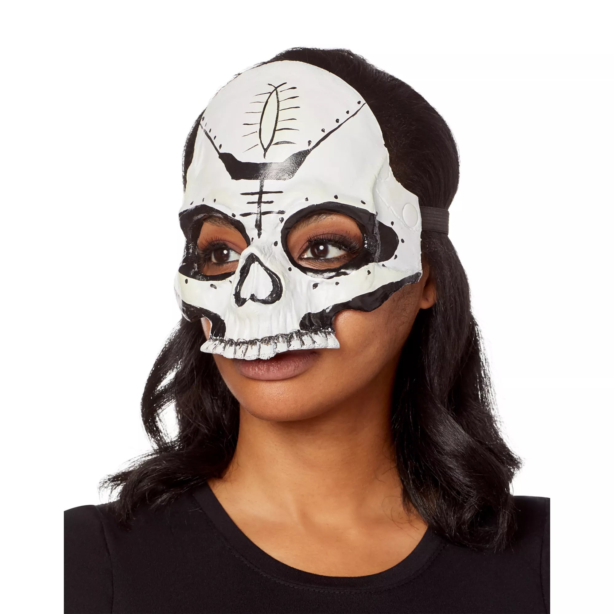 Witch Doctor Skull Half Mask