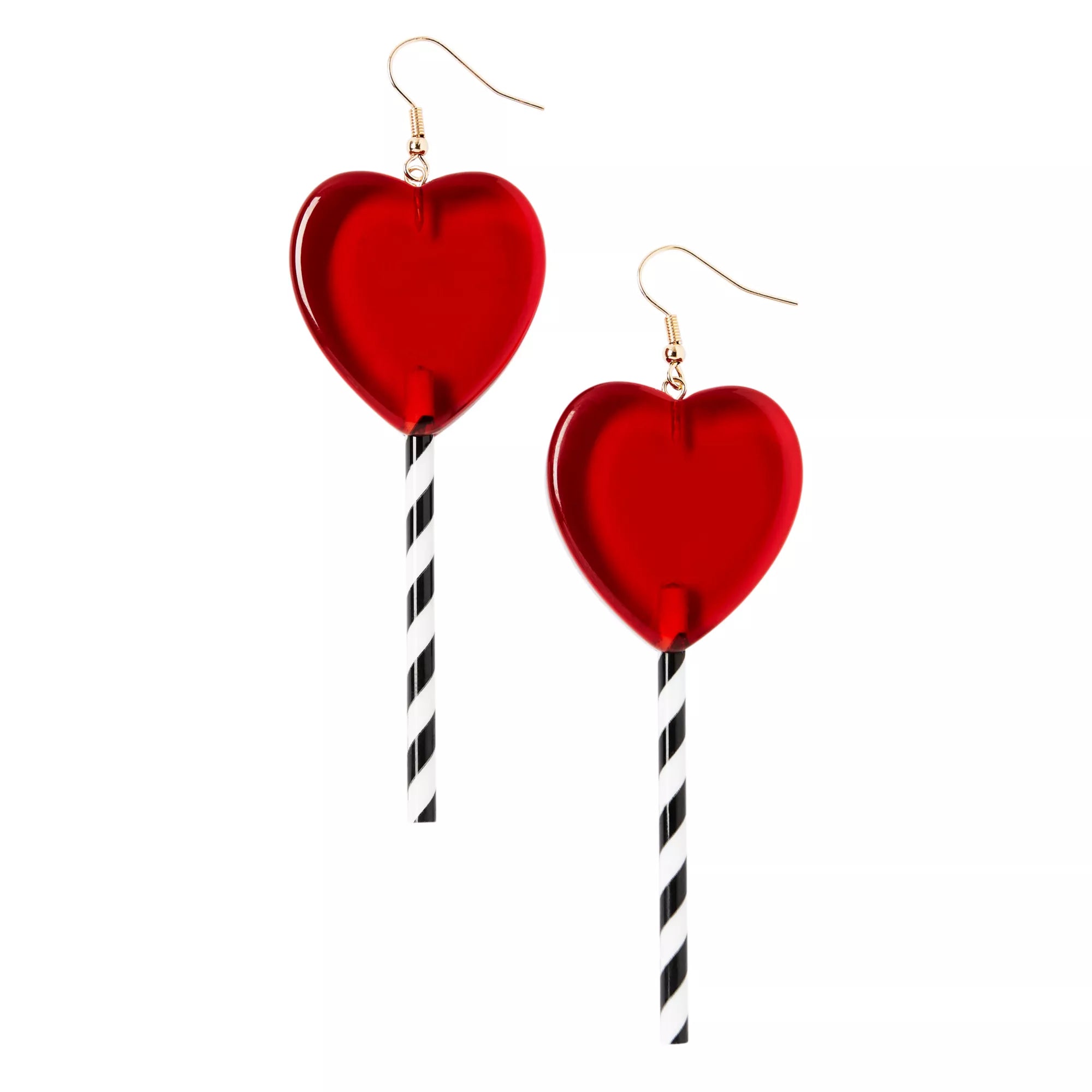 Scary Clown Heart Earrings