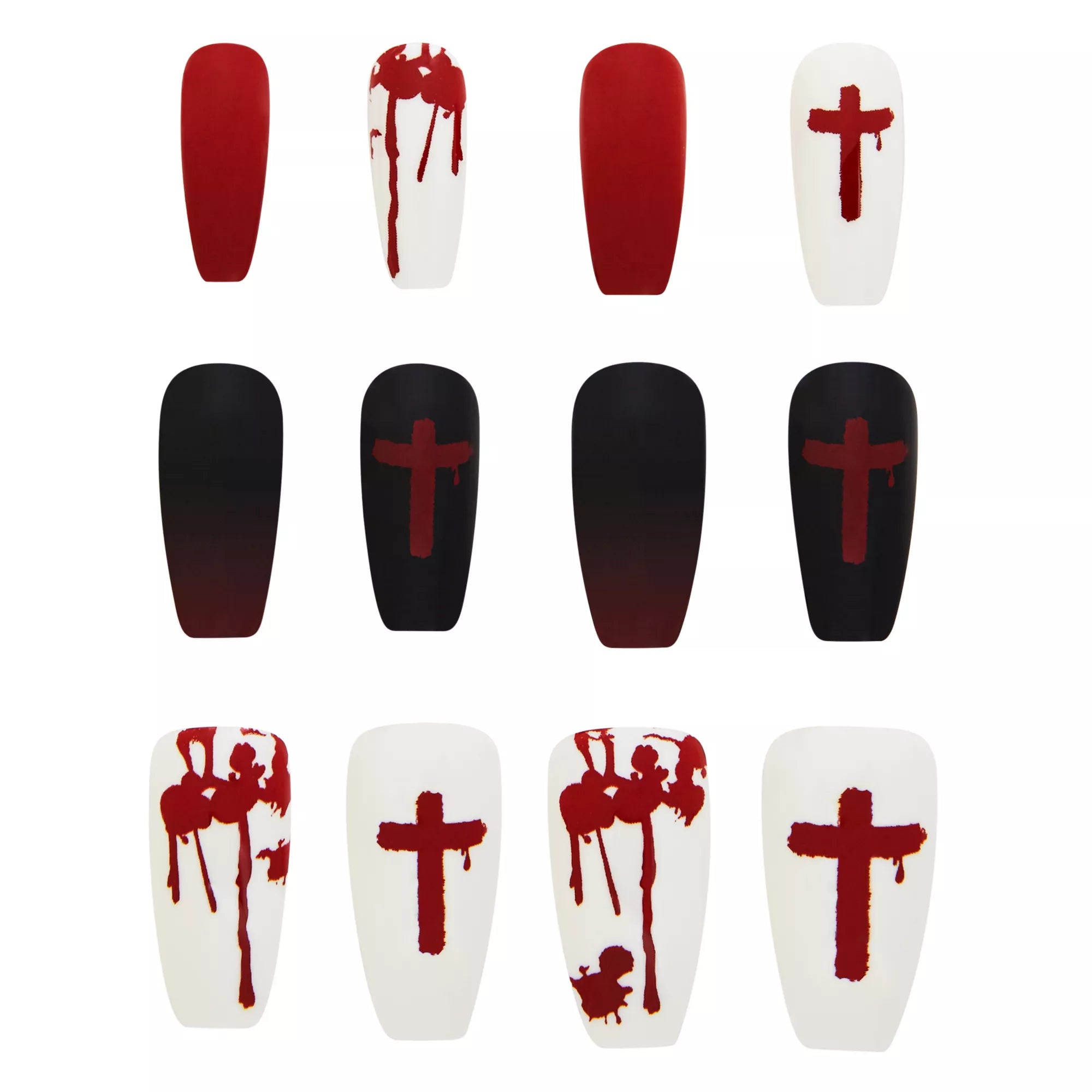Bloody Cross Press-On Nails