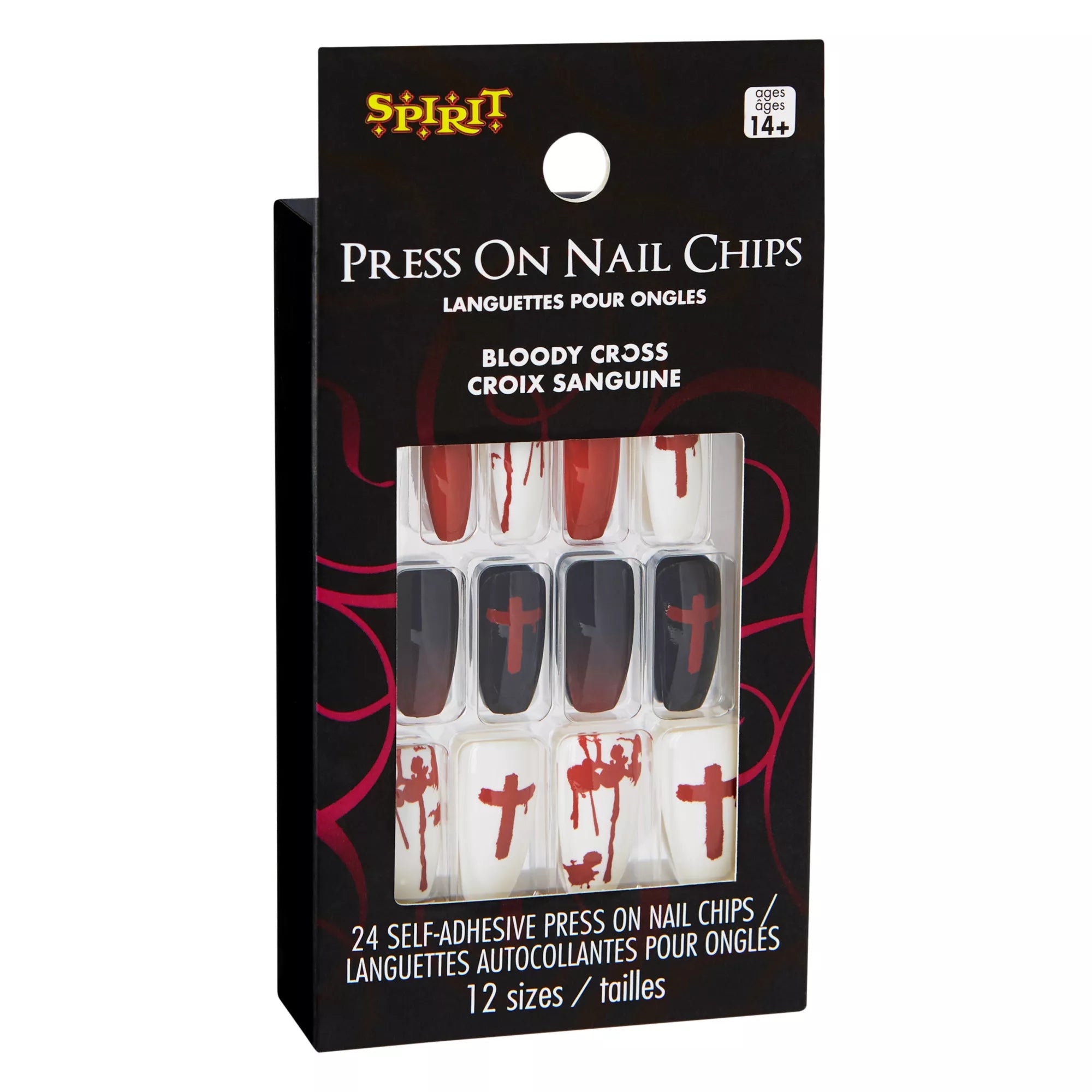 Bloody Cross Press-On Nails