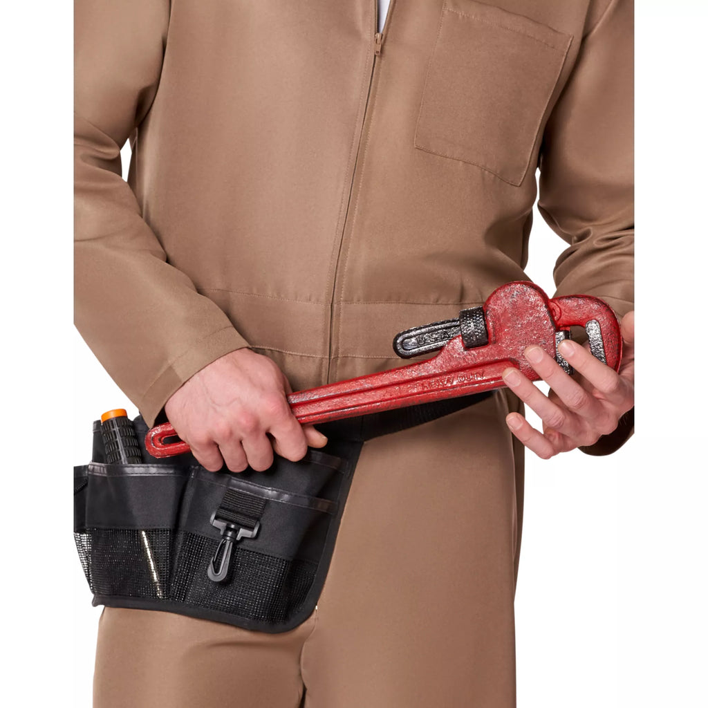 Adult Brown Mechanic Jumpsuit