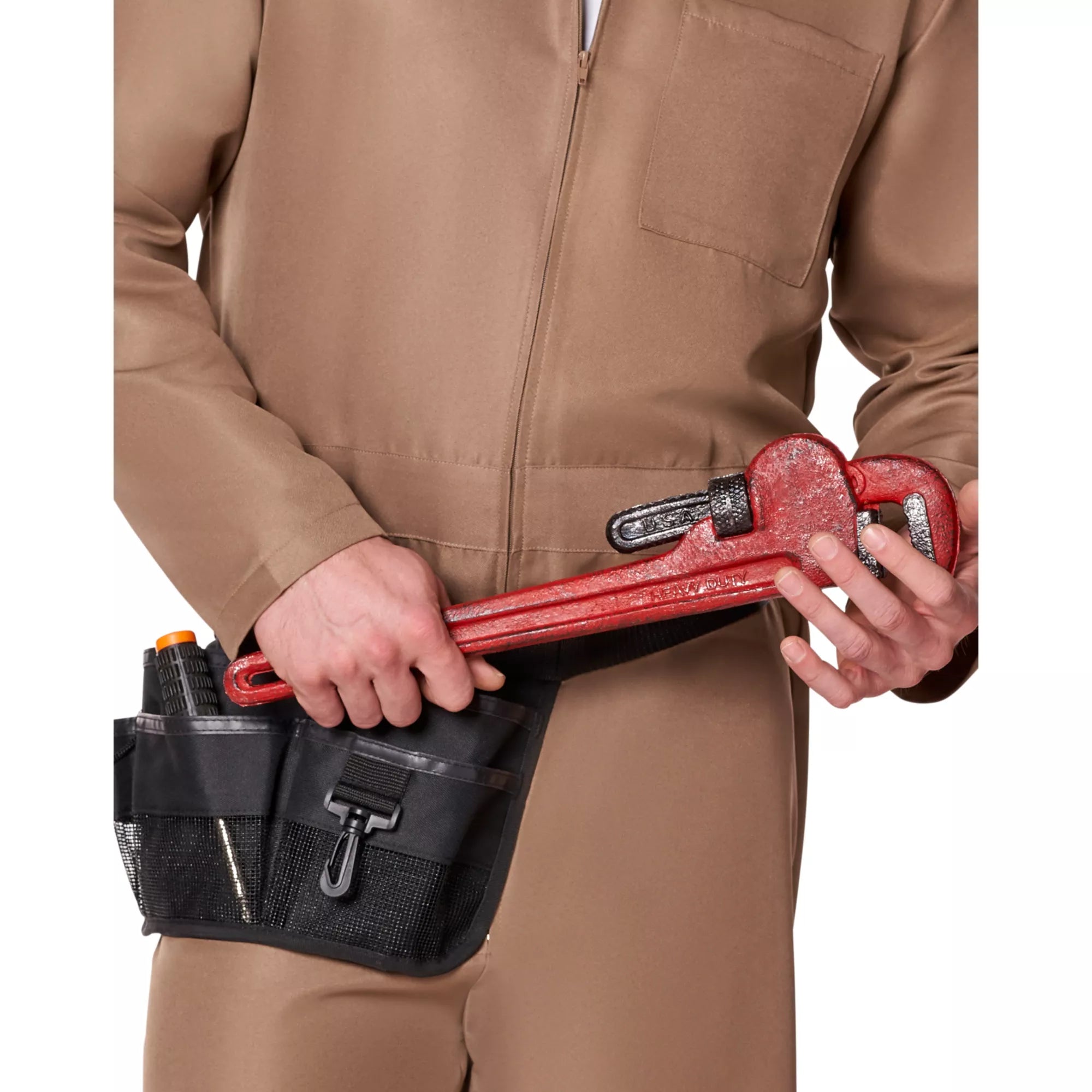 Adult Brown Mechanic Jumpsuit