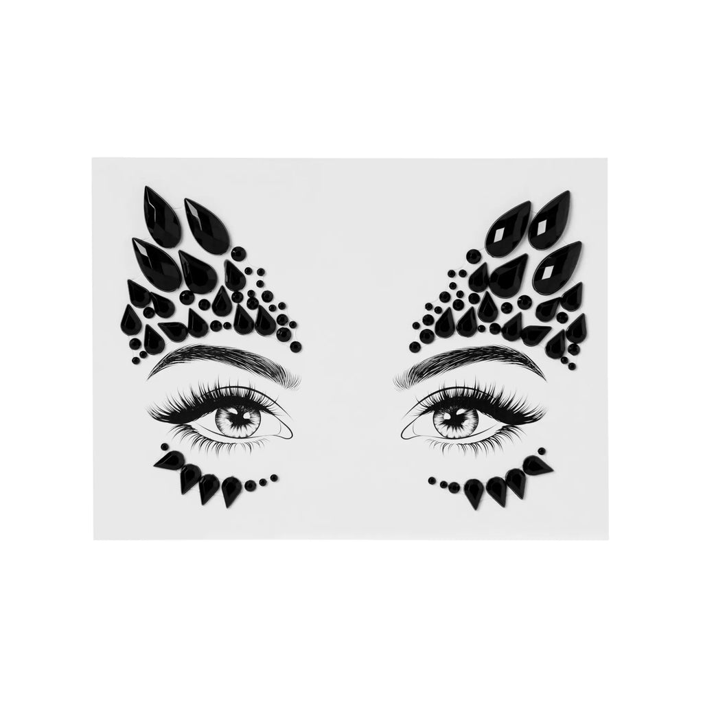 Black Jewel Face Decal