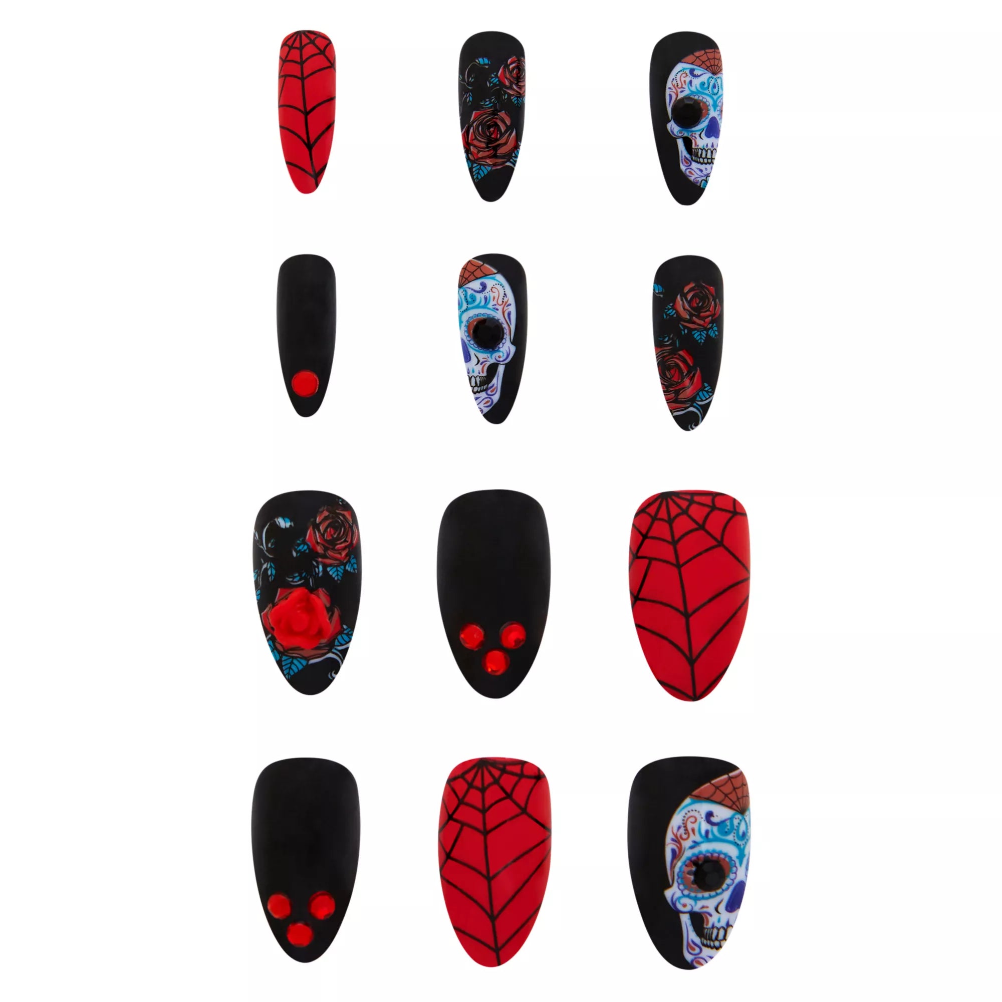 Day of the Dead Press-On Nails