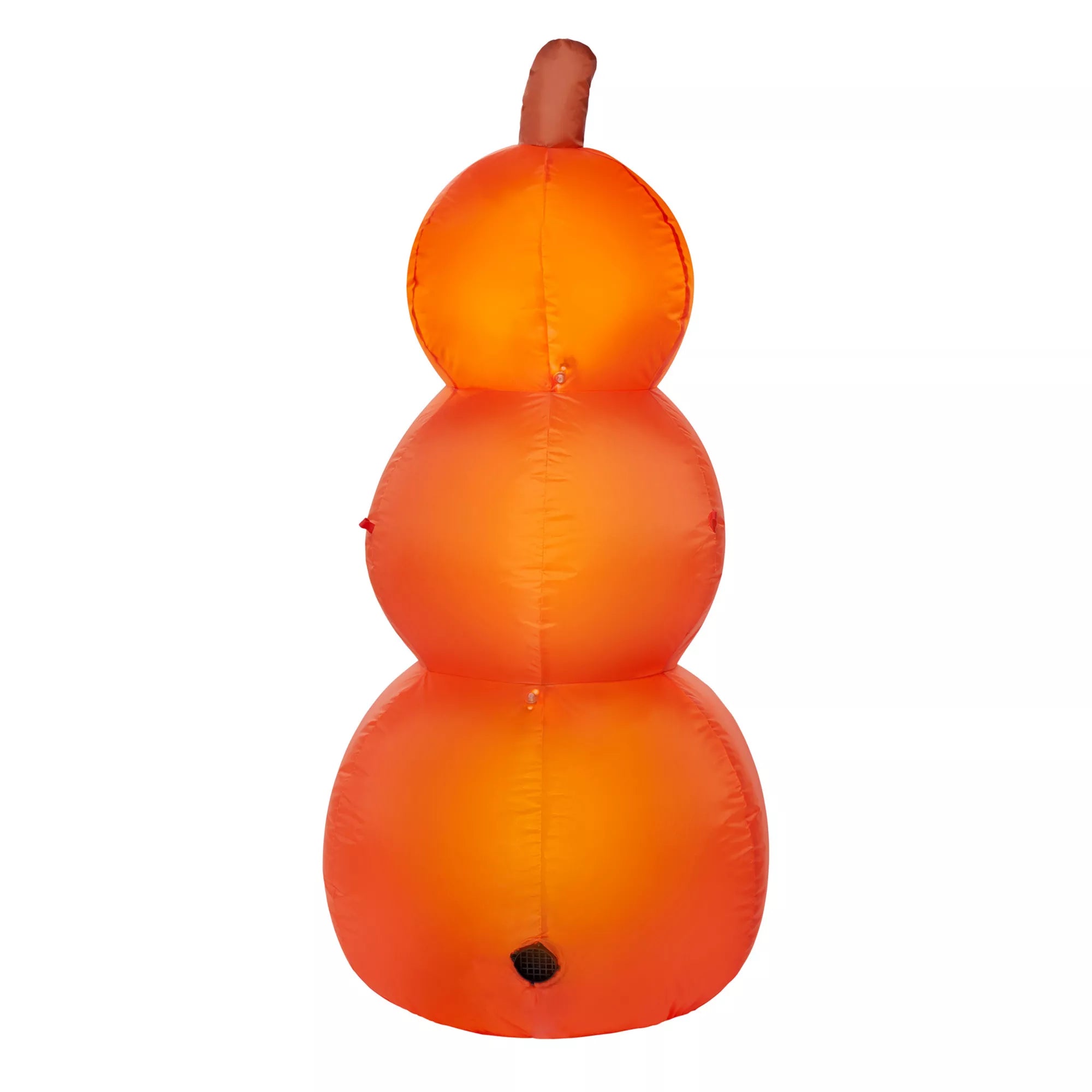4 Ft Light-Up Pumpkin Stack Inflatable Decoration