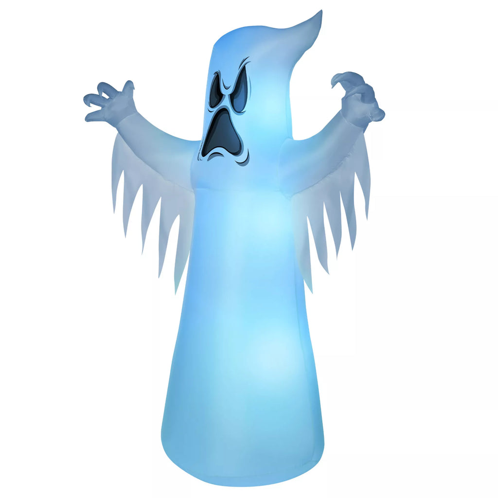 8 Ft Light-Up Ghost Inflatable Decoration