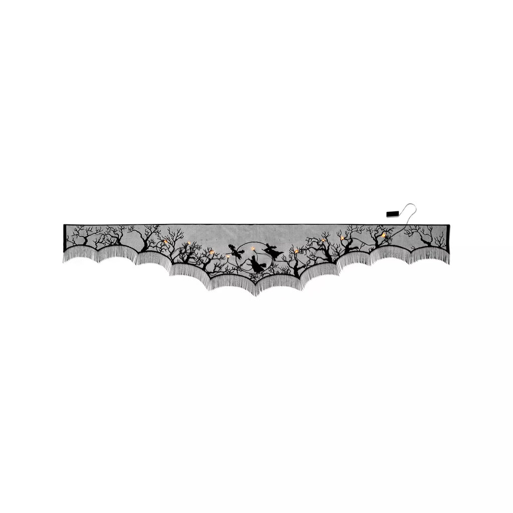 Light-Up LED Mantel Scarf - Hocus Pocus