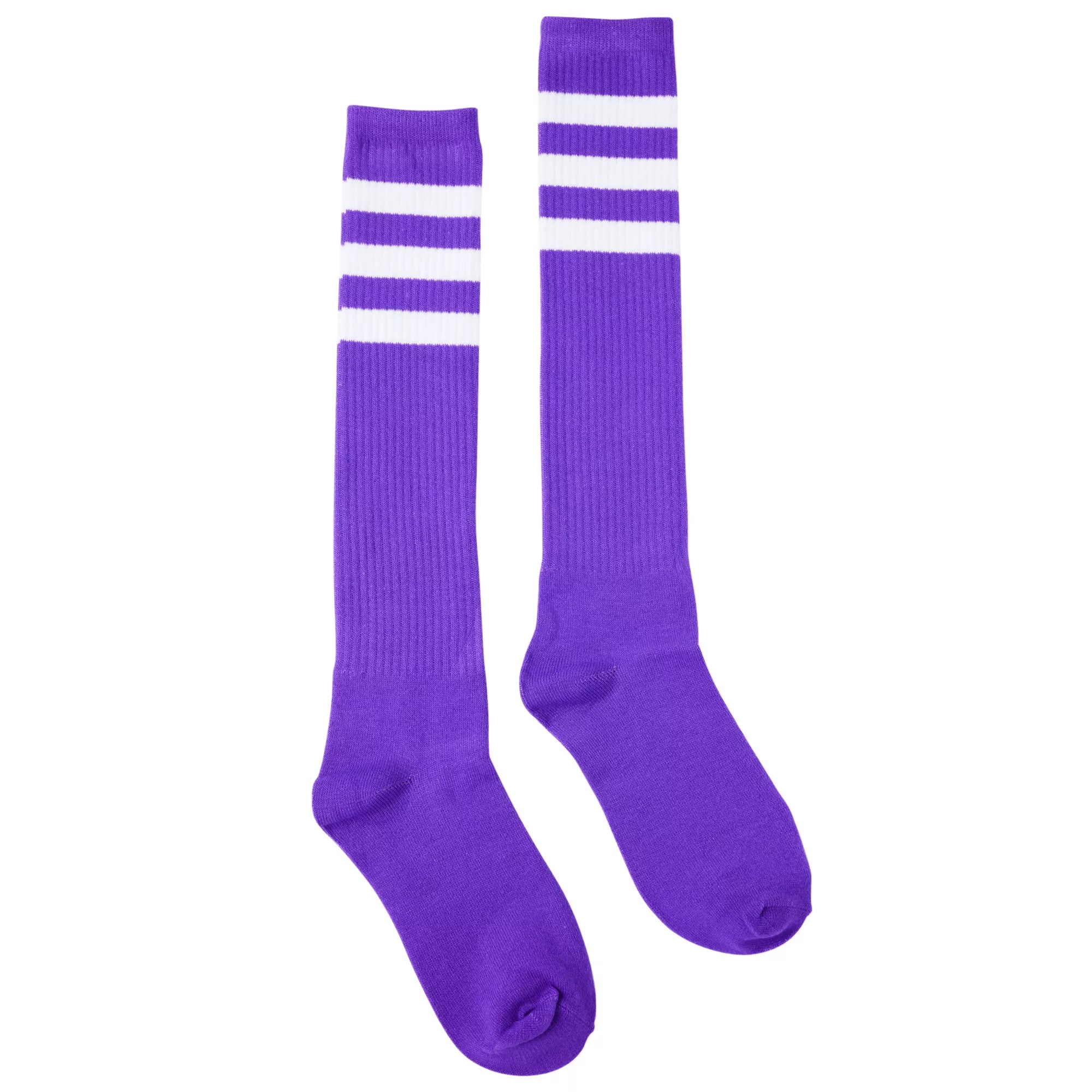 Colored Striped Knee High Socks