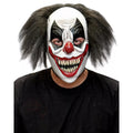 Red White and Black Clown Full Mask