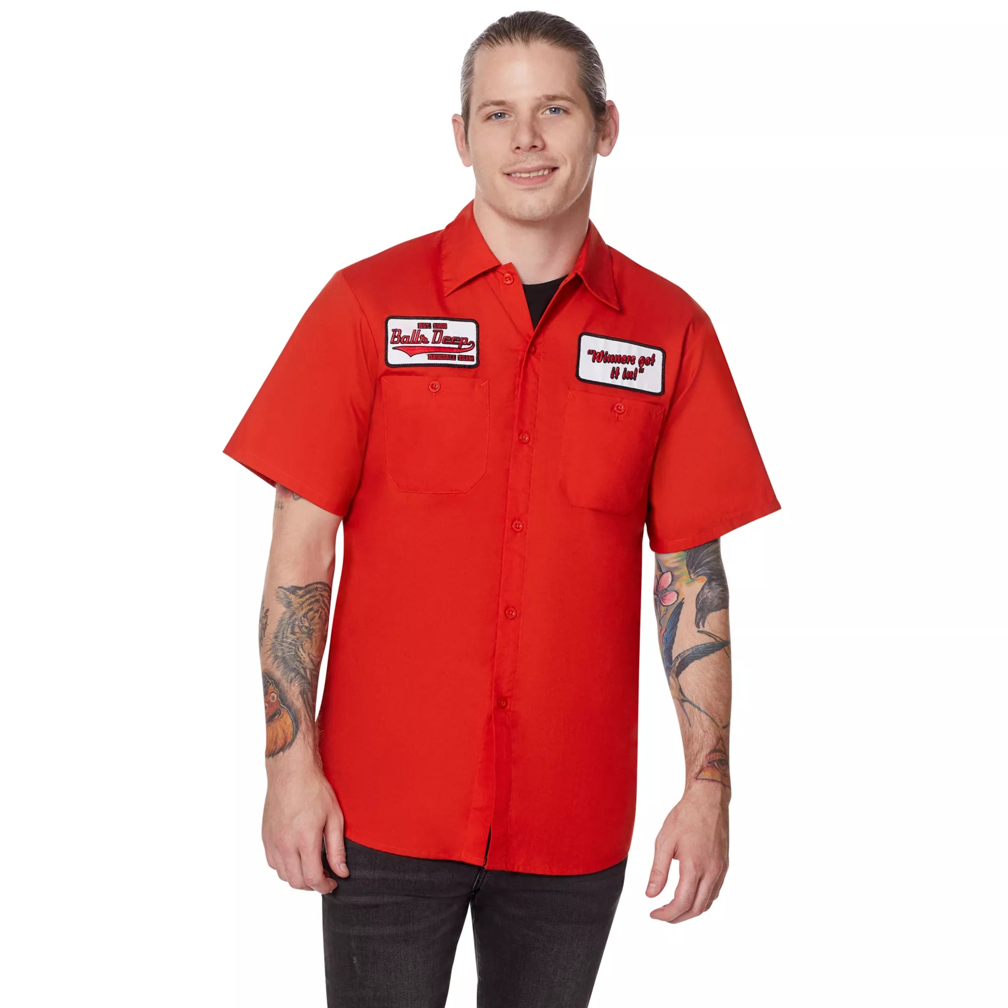 Adult Balls Deep Work Shirt