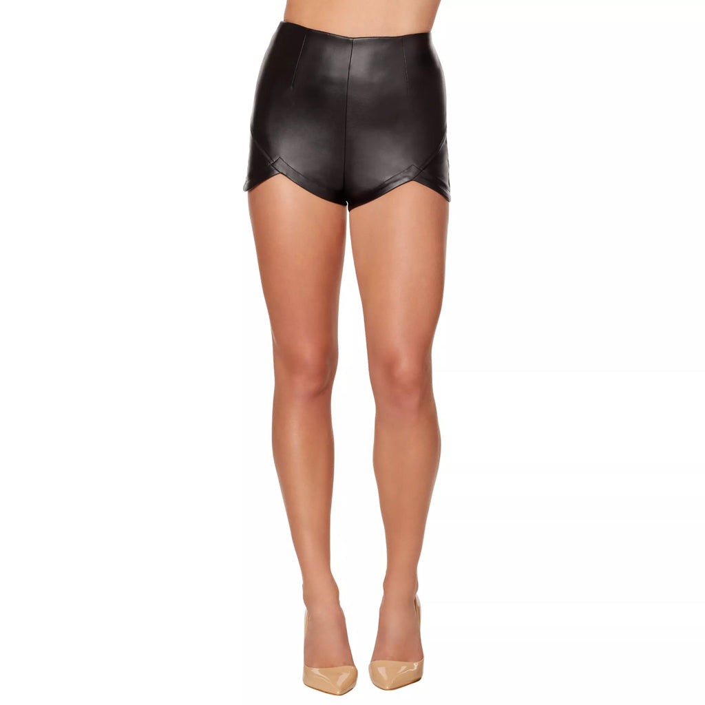 Faux Leather Shorts
