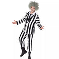 Adult Beetlejuice Striped Plus Size Suit