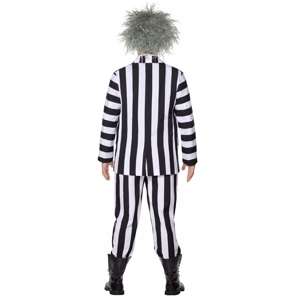 Adult Beetlejuice Striped Suit
