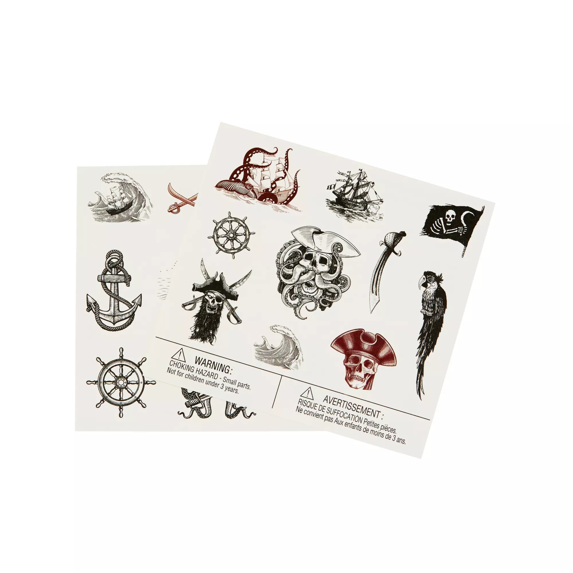 Pirate Temporary Tattoos