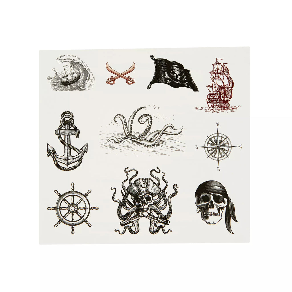 Pirate Temporary Tattoos