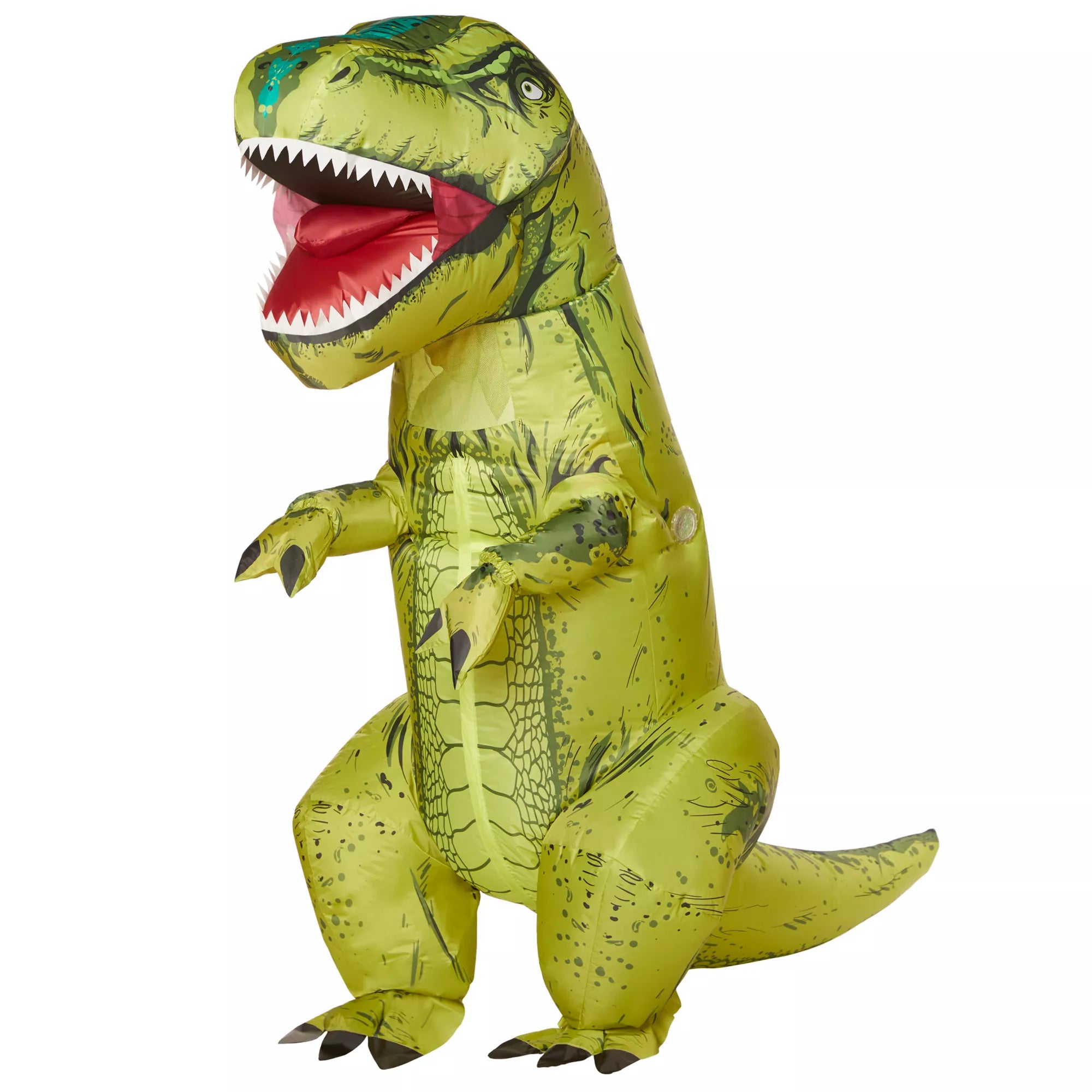 Adult Green Dinosaur Inflatable Costume