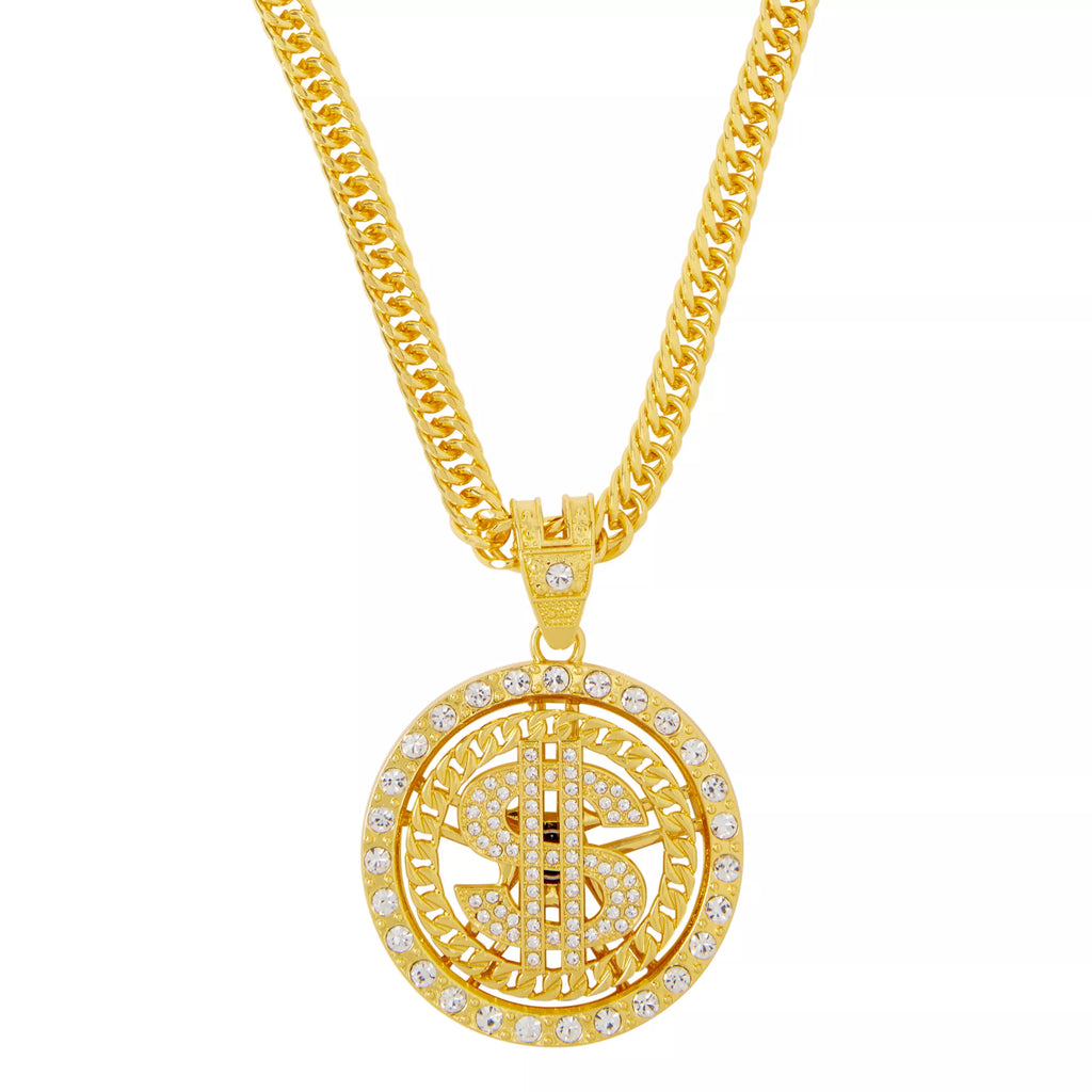 Dollar Sign Chain Necklace