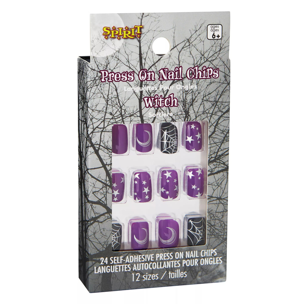 Kids Twilight Press On Witch Nails