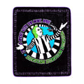 Reversible Beetlejuice Fleece Blanket