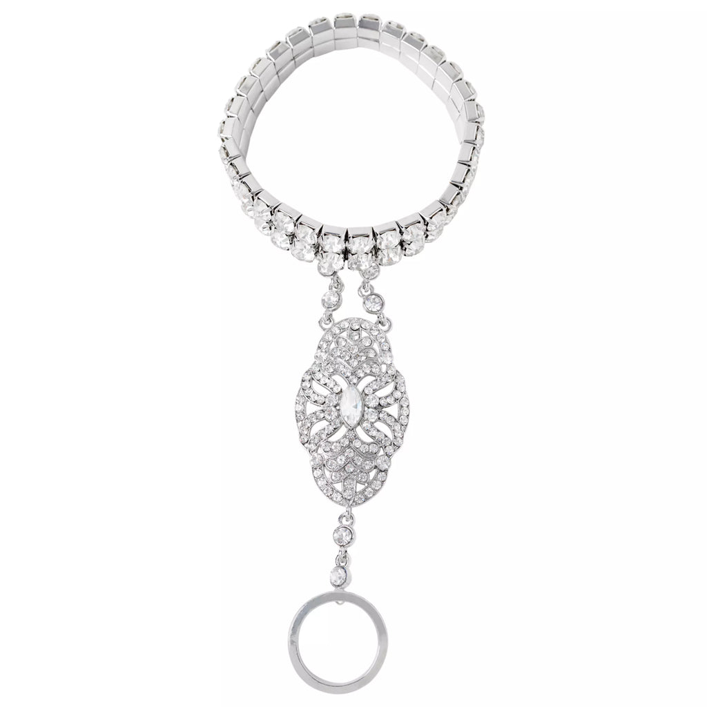 '20s Gem Hand Chain Bracelet