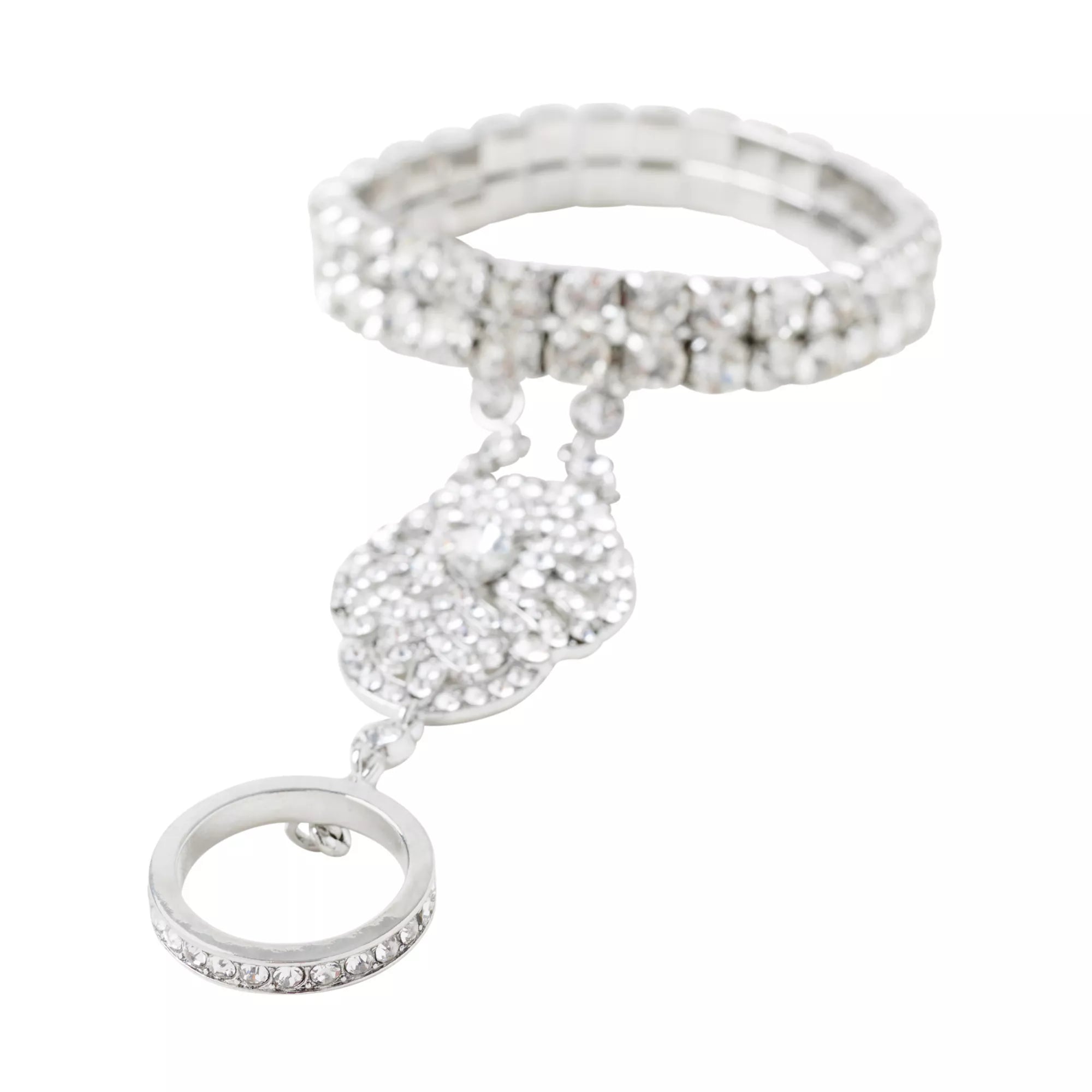 '20s Gem Hand Chain Bracelet