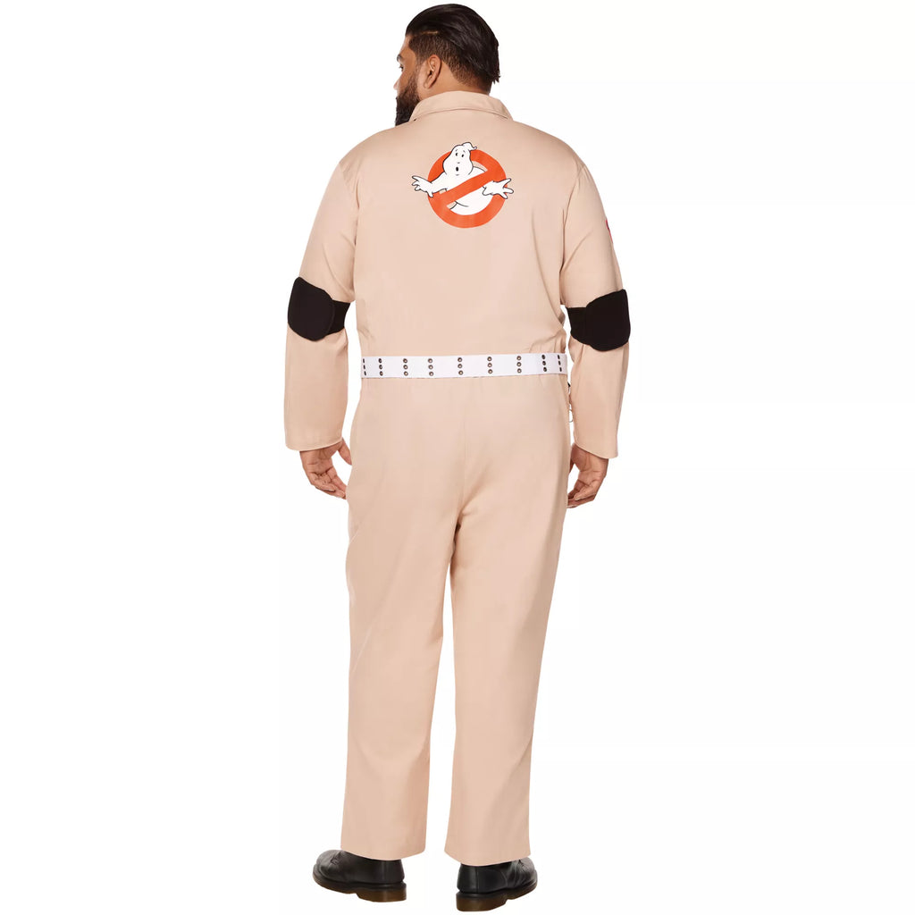Adult Mens Ghostbusters One Piece Plus Size Costume - Ghostbusters Classic