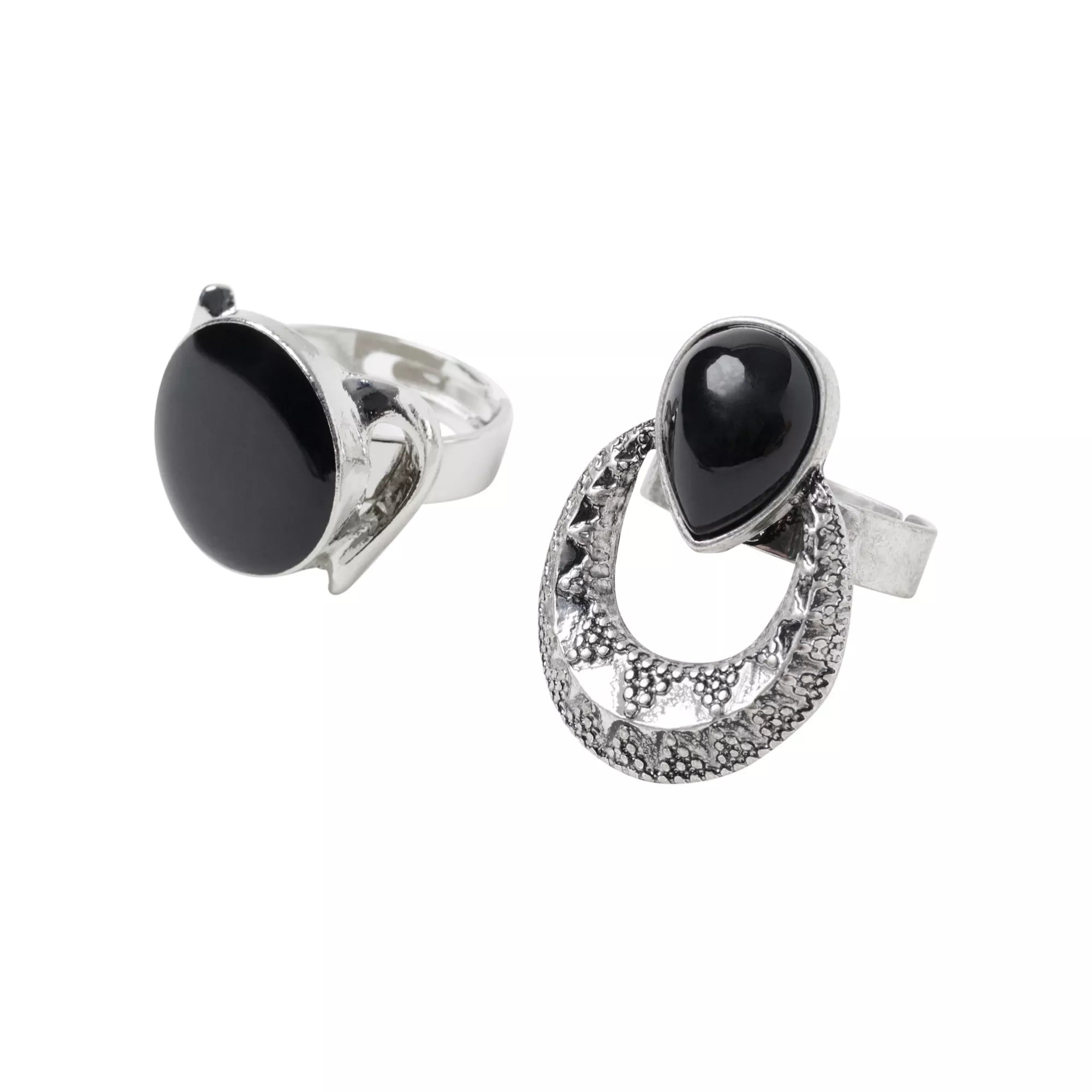 Pentagram Witch Rings Set