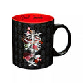 Dead Inside Floral Skeleton Coffee Mug 20 oz.