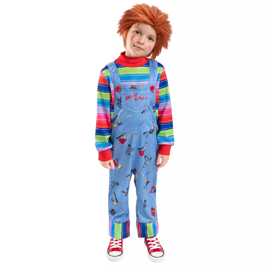 Toddler Chucky Jumpsuit Costume
