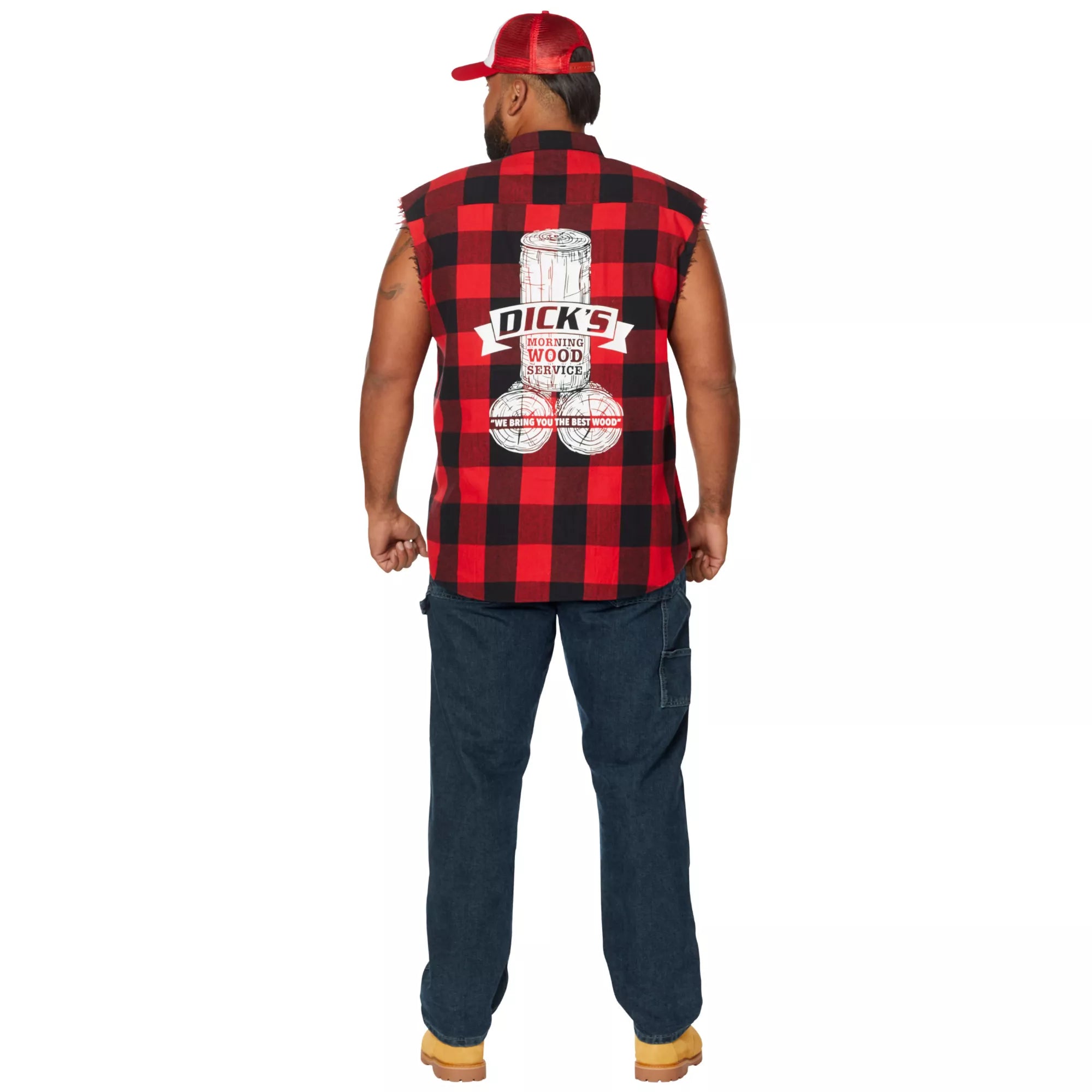 Adult Dick's Morning Wood Service Plus Size Vest